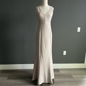 Show Me Your Mumu Blush Maxi Dress | V-Neck Floor Length Gown | Made in USA